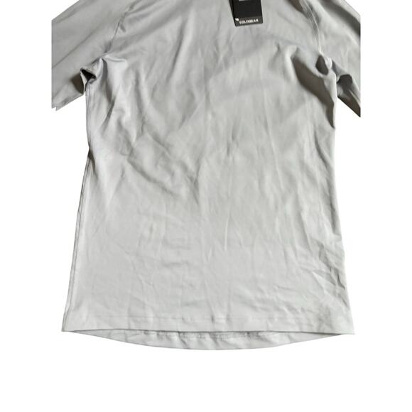 Under Armour Men’s UA Cold Gear Infrared Fitted Mock Turtleneck Gray Black NWT - Picture 4 of 8